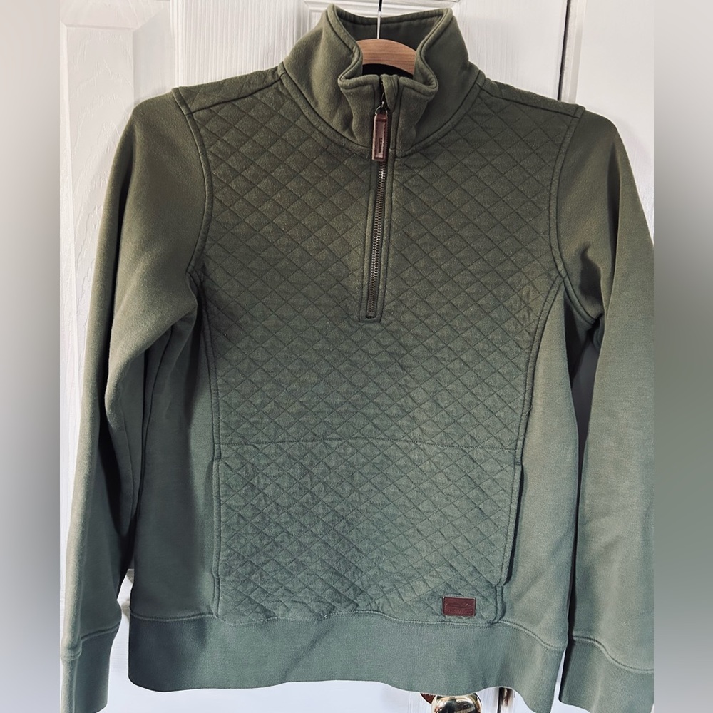 LLBean women’s quilted pullover